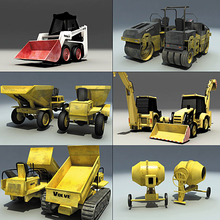 construction vehicles pictures