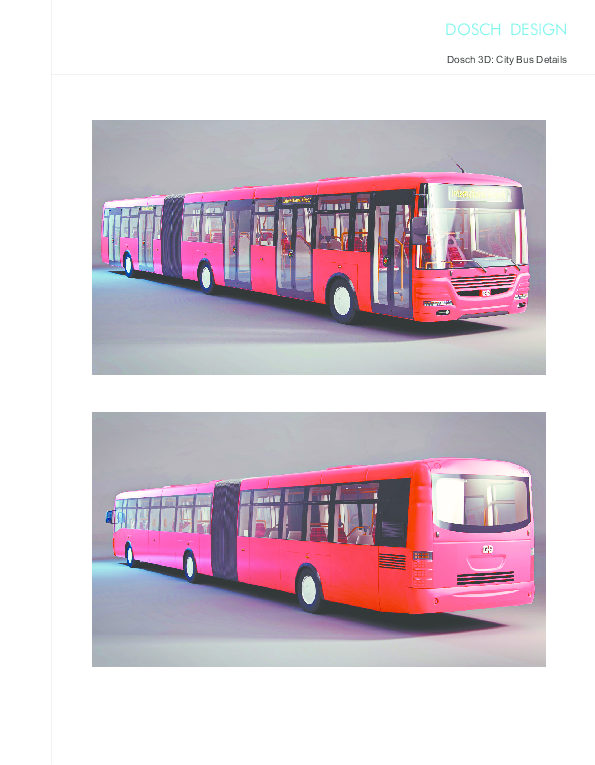 DOSCH DESIGN DOSCH 3D City Bus Details